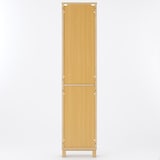 オーク材薄型ラック・大・奥行１６ｃｍ