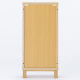 オーク材薄型ラック・小・奥行１６ｃｍ