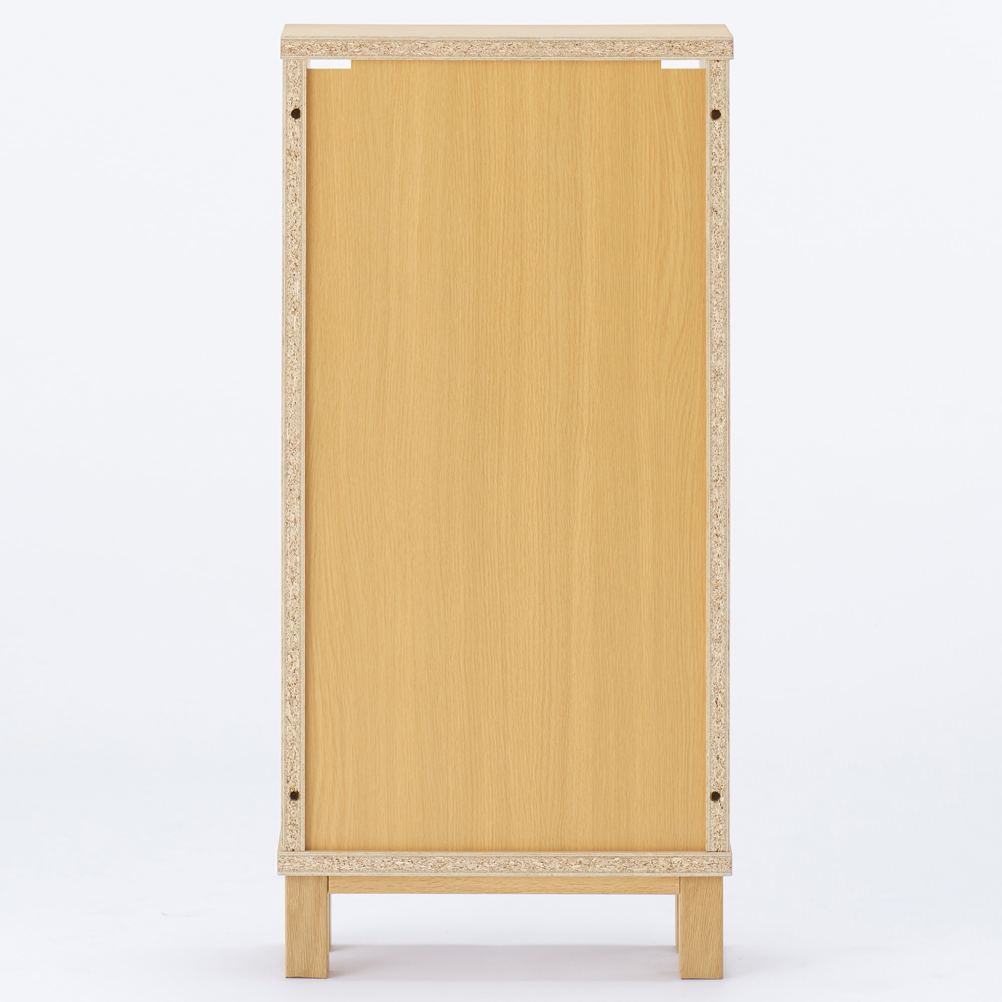 オーク材薄型ラック・小・奥行１６ｃｍ