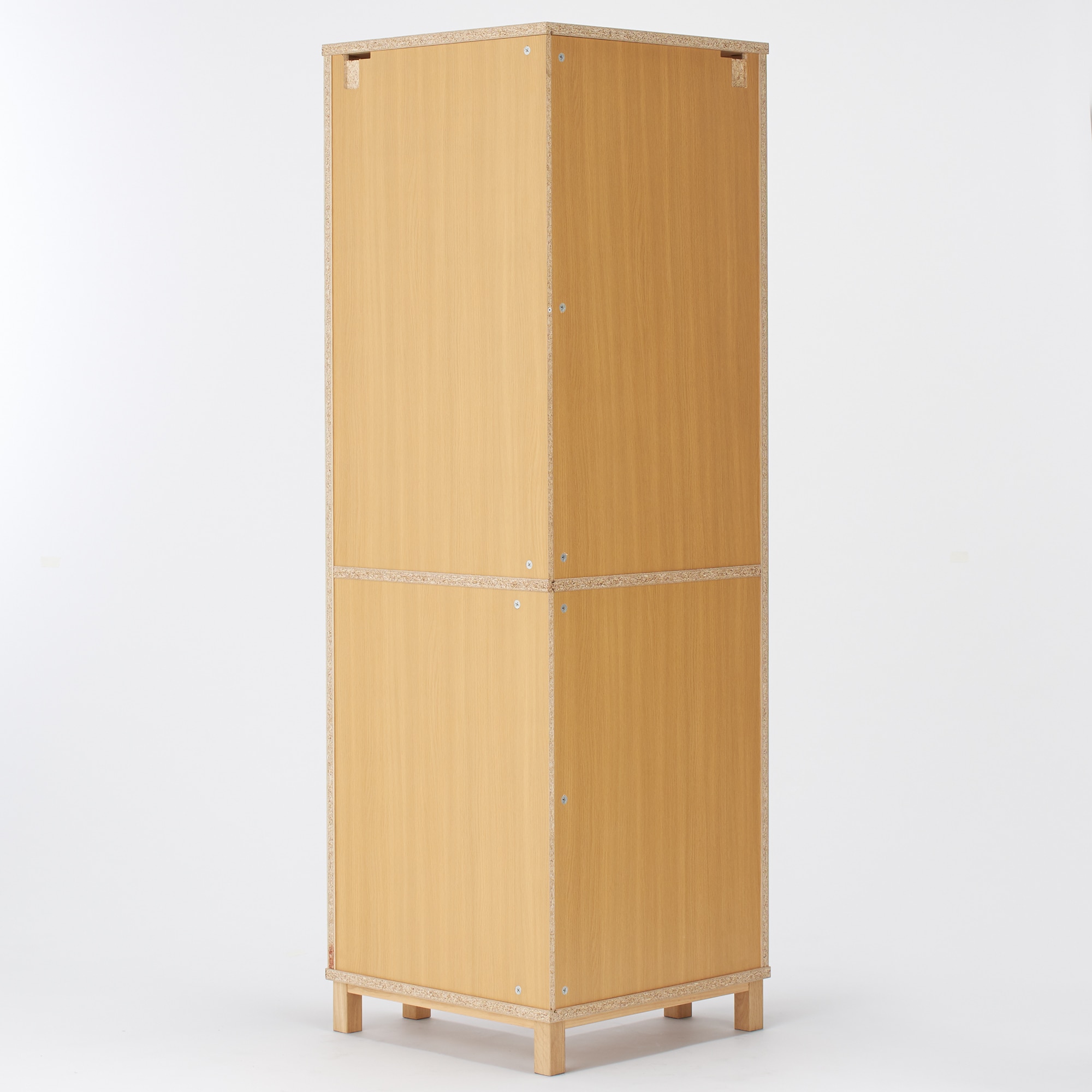 オーク材薄型ラック・コーナー用・大・奥行２２ｃｍ