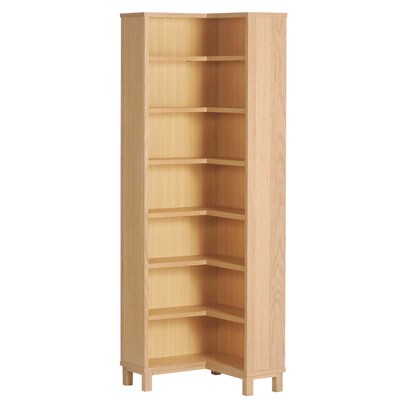 オーク材薄型ラック・コーナー用・大・奥行２２ｃｍ