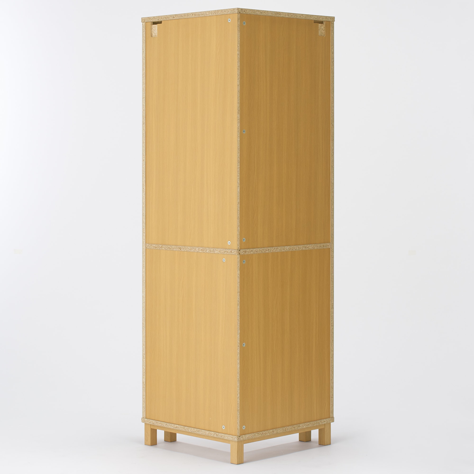 オーク材薄型ラック・コーナー用・大・奥行１６ｃｍ