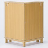 オーク材薄型ラック・コーナー用・小・奥行１６ｃｍ