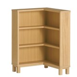 オーク材薄型ラック・コーナー用・小・奥行１６ｃｍ