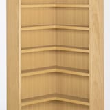 オーク材薄型ラック・追加棚コーナー用・奥行１６ｃｍ