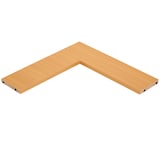 オーク材薄型ラック・追加棚コーナー用・奥行１６ｃｍ