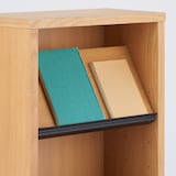 オーク材薄型ラック用・棚板ストッパー