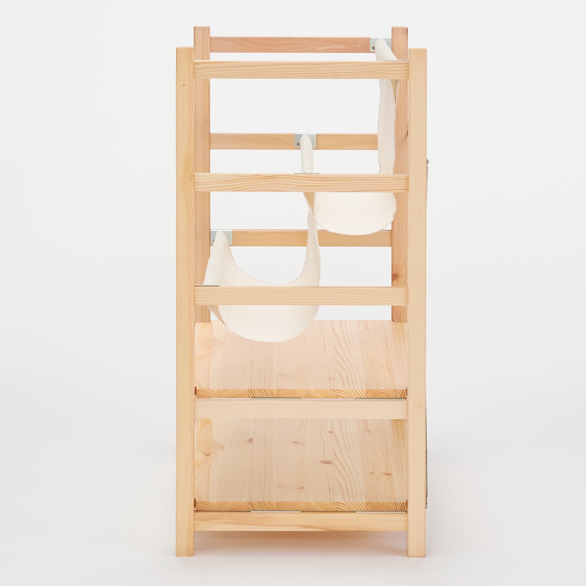 パイン材ユニットシェルフ用・帆布マガジンラック・幅５８ｃｍ用