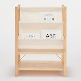 パイン材ユニットシェルフ用・帆布マガジンラック・幅５８ｃｍ用