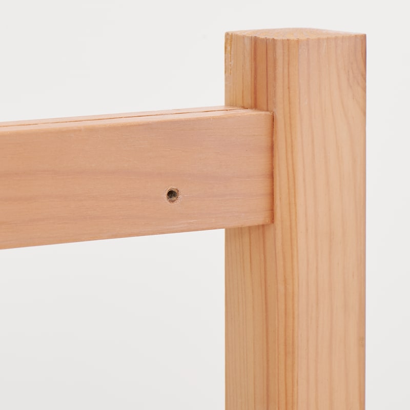 パイン材ユニットシェルフ用・帆布マガジンラック・幅58cm用  