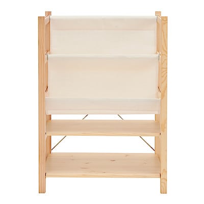 パイン材ユニットシェルフ用・帆布マガジンラック・幅５８ｃｍ用