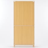 オーク材薄型ラック・ワイド大・奥行２２ｃｍ