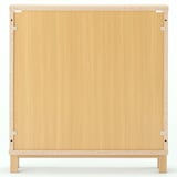 オーク材薄型ラック・ワイド小・奥行１６ｃｍ