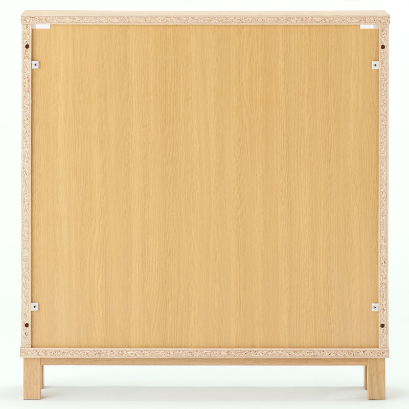 オーク材薄型ラック・ワイド小・奥行16cm | 無印良品 