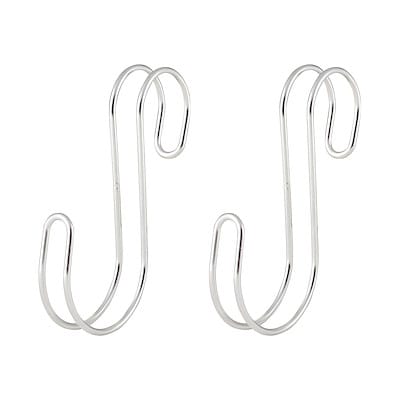 ステンレス横ブレしにくいＳ字フック・小　２個入