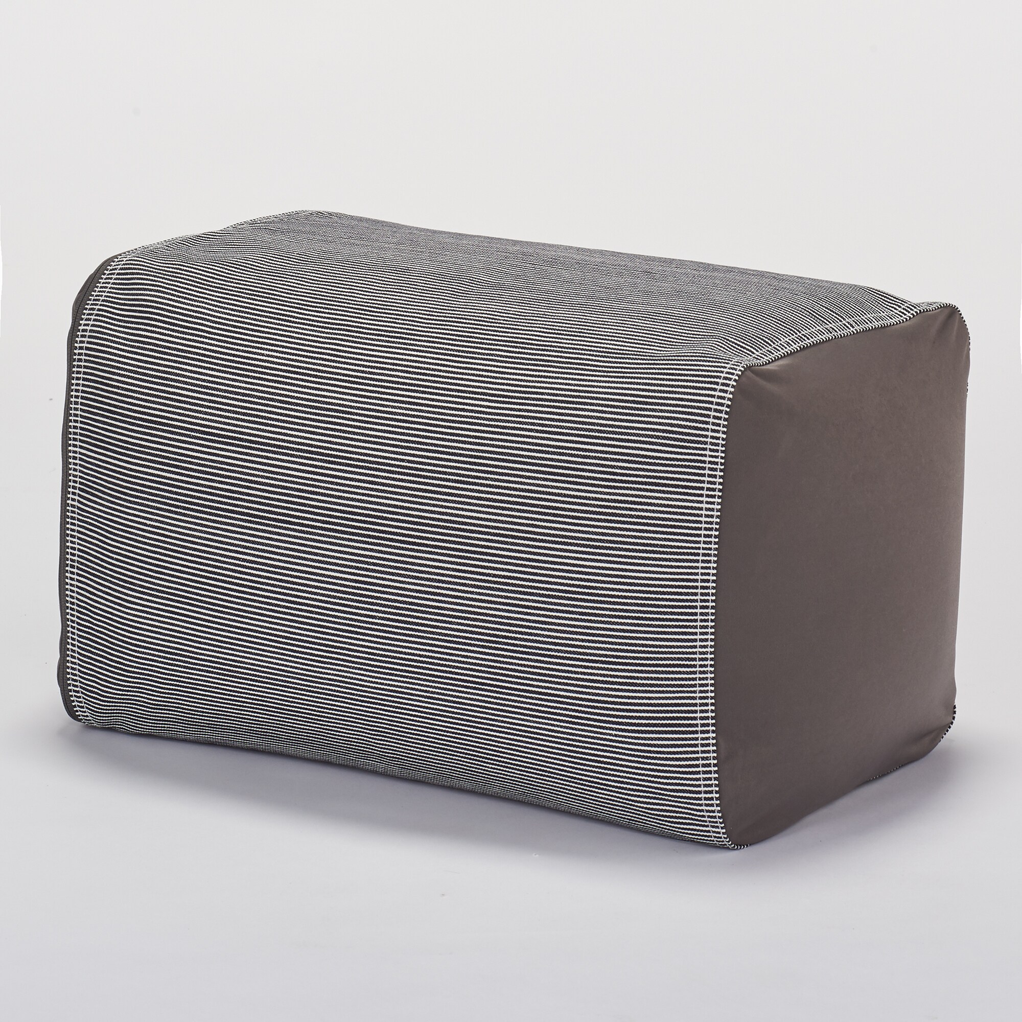 【パーツ】体にフィットするソファ用クッションカバー／綿デニム（ヒッコリー）