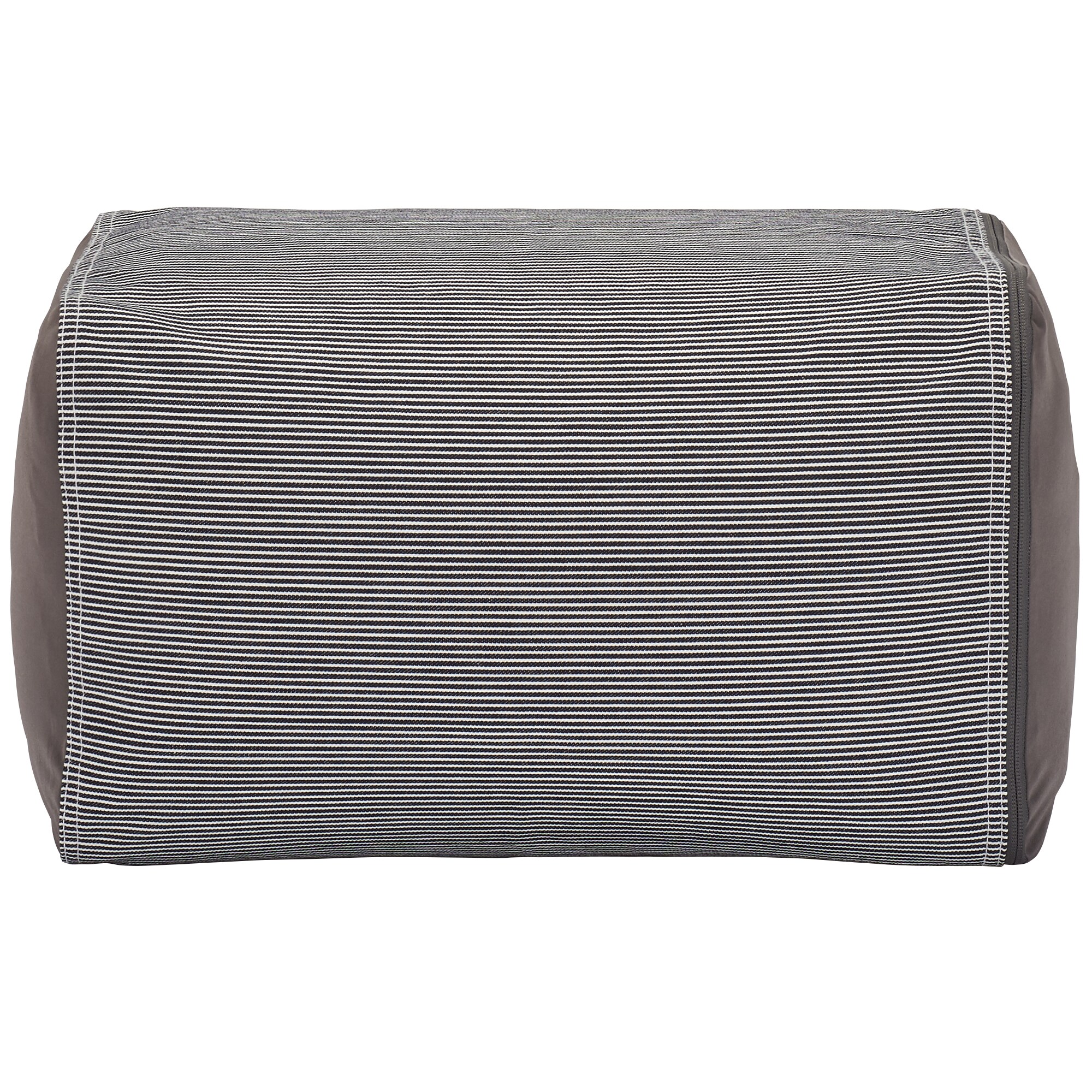 【パーツ】体にフィットするソファ用クッションカバー／綿デニム（ヒッコリー）