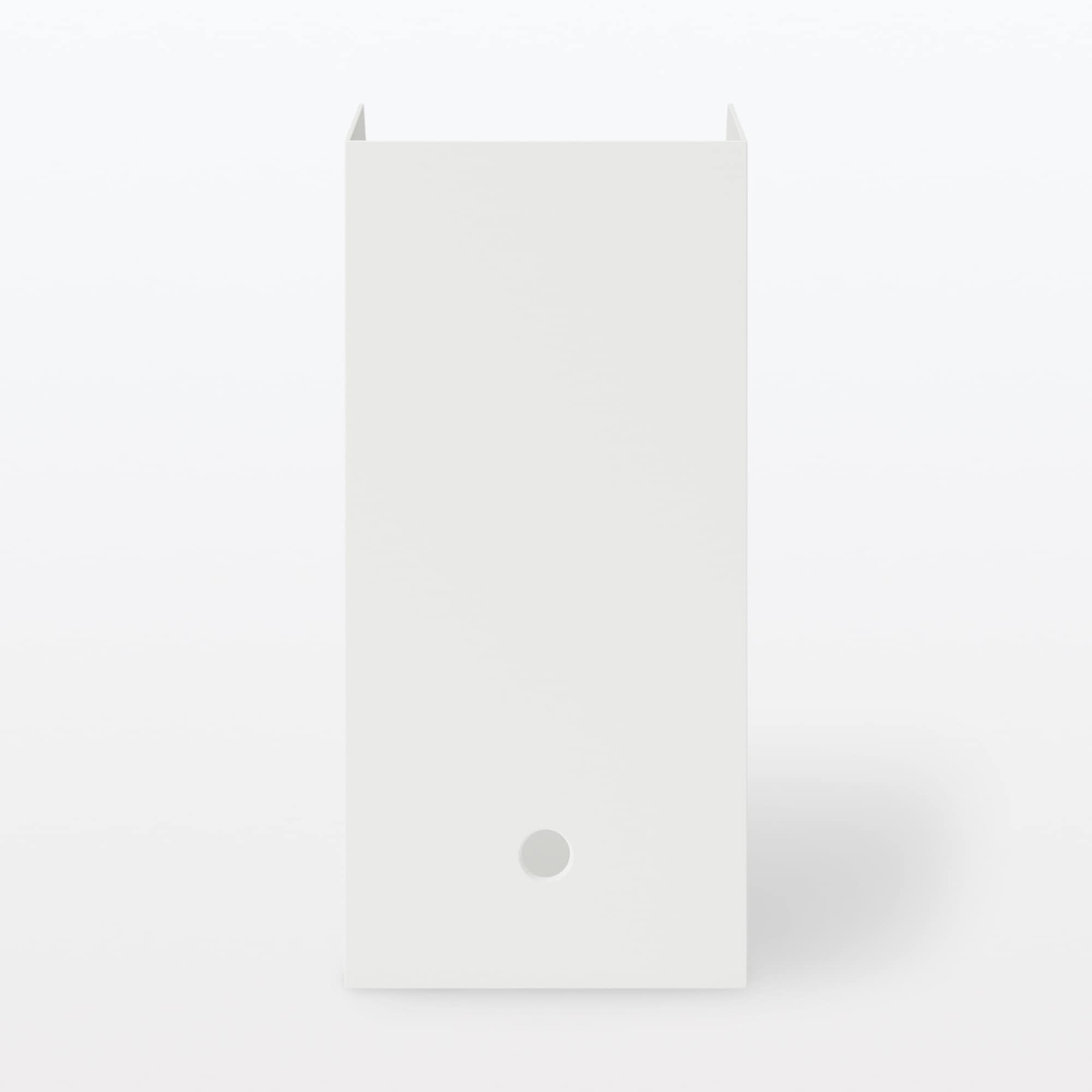 ポリプロピレンスタンドファイルボックス・ワイド・Ａ４用・ホワイトグレー