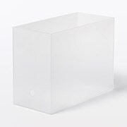 ポリプロピレンスタンドファイルボックス ワイド ａ４用 約幅１５ 奥行２７ ６ 高さ３１ ８ｃｍ ファイルボックス 通販 無印良品