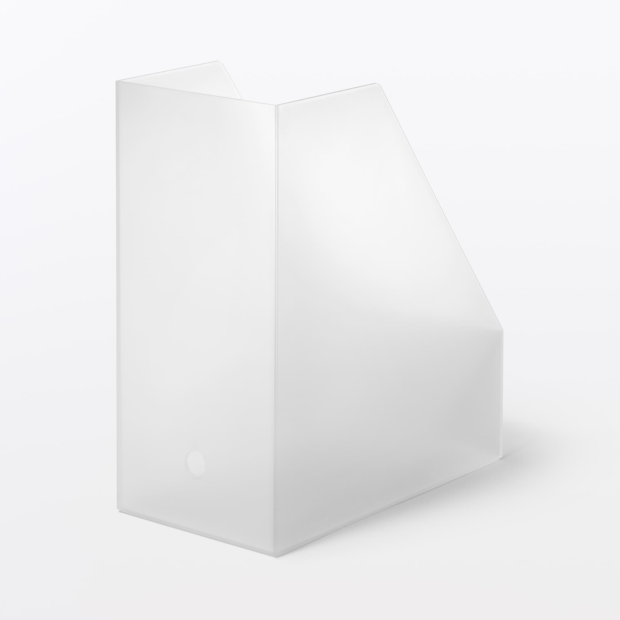 ポリプロピレンスタンドファイルボックス・ワイド・A4用 | 無印良品