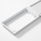 【パーツ】ポリプロピレンごみ箱・角型／小用フタセット