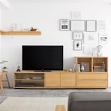 スタッキングキャビネット・幅８２．５ｃｍ・追加セット・オーク材