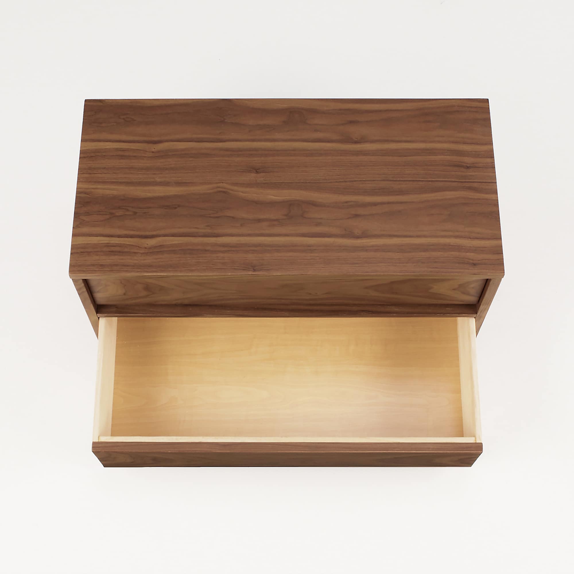 スタッキングキャビネット・引出し・大・ウォールナット材