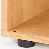 スタッキングキャビネット・幅８２．５ｃｍ・ハイタイプ・基本セット・オーク材