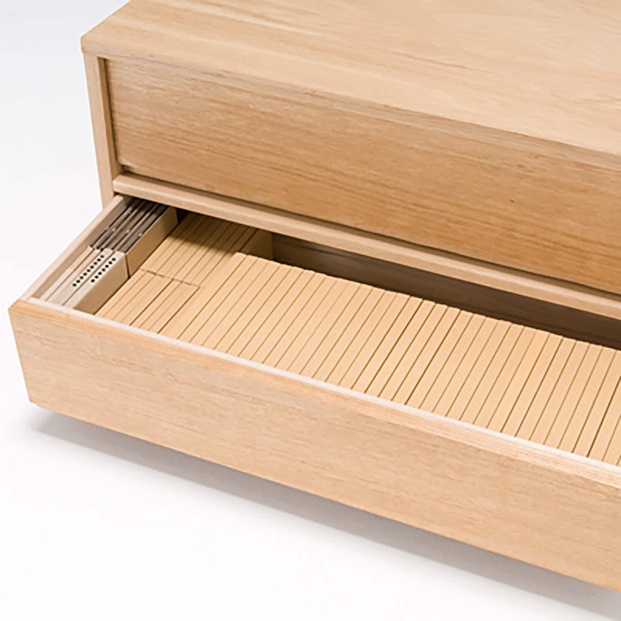 スタッキングキャビネット・幅１６２．５ｃｍ・基本セット・オーク材