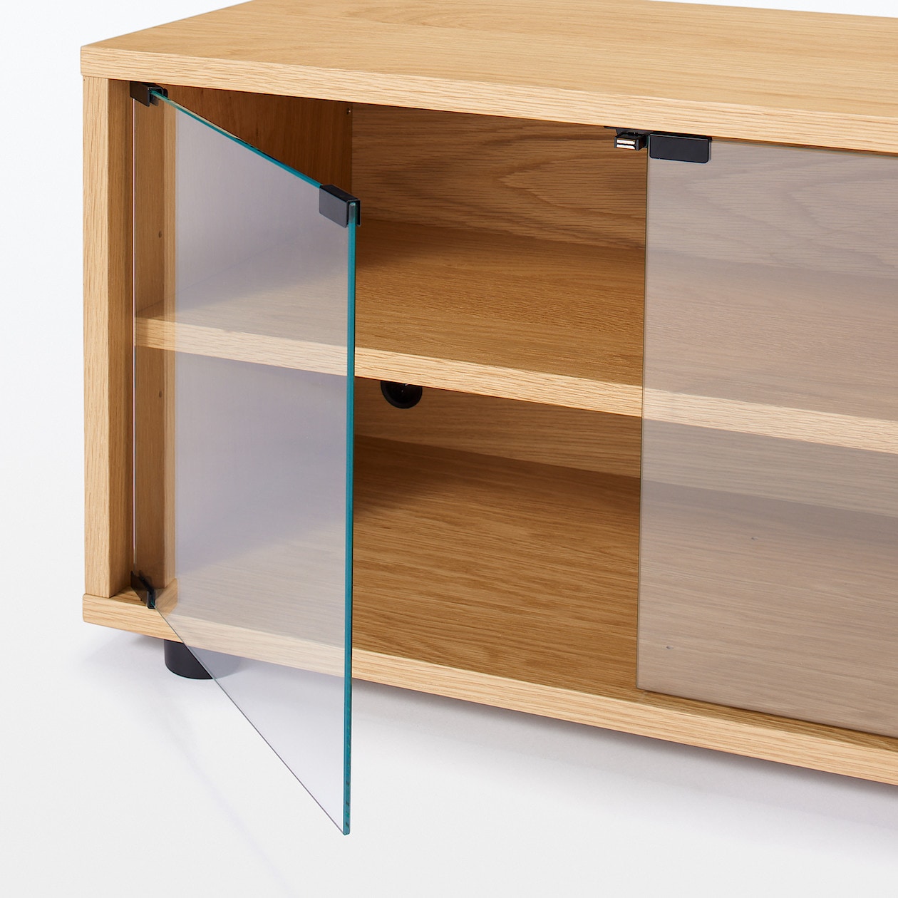 無印良品 スタッキングキャビネット 引き出し 幅162 オーク材 MUJI AV