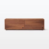 スタッキングキャビネット・Ｂセット／ウォールナット材