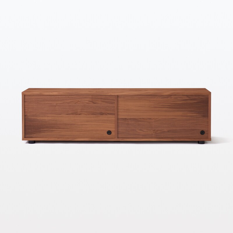 スタッキングキャビネット・Bセット／ウォールナット材 | 無印良品 