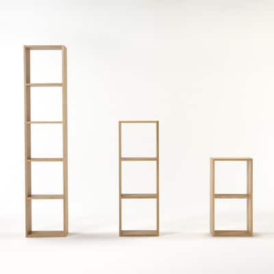 スタッキングシェルフ・３段・オーク材