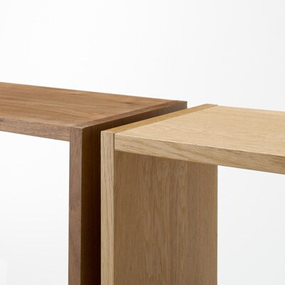 スタッキングシェルフ・３段・オーク材