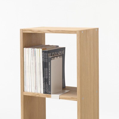 スタッキングシェルフ・5段・オーク材 | 無印良品