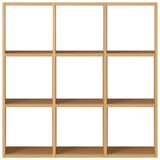 スタッキングシェルフセット・３段×３列・オーク材