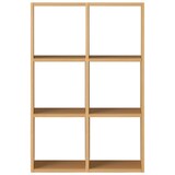 スタッキングシェルフセット・３段×２列・オーク材