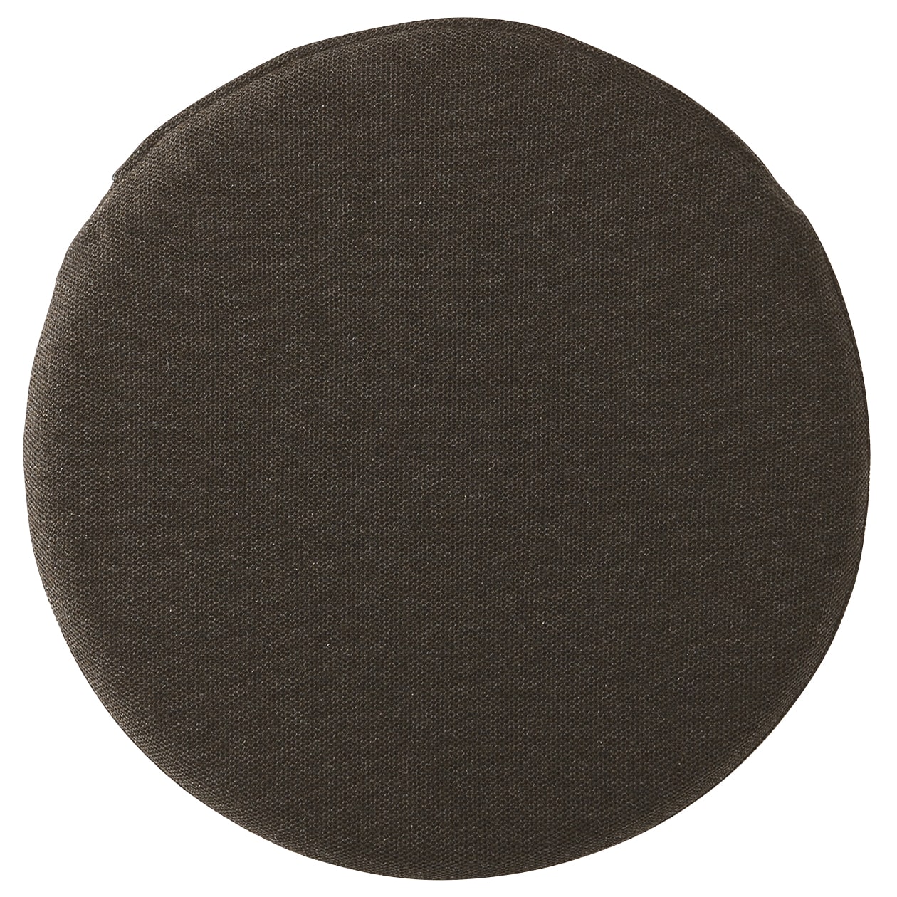 ウレタンフォーム低反発シートクッション丸型／杢ブラウン