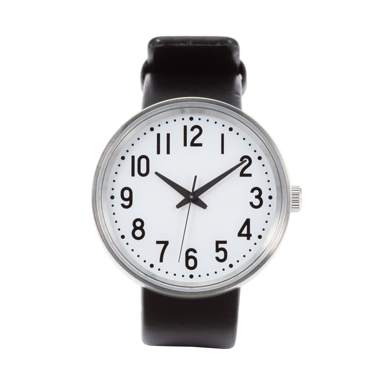 腕時計 公園の時計 大 バンド 黒革 型番 ｍｊ ｐｃｗｂ１ 通販 無印良品