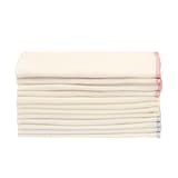 落ちワタ混ふきん１２枚組　縁カラー付