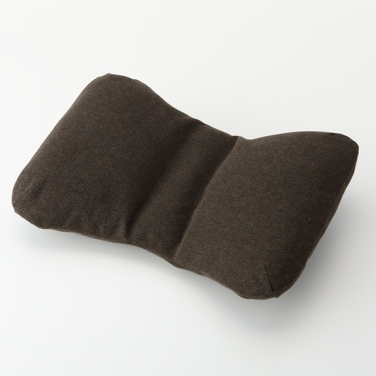 ウレタンフォーム背あてクッション／杢ブラウン