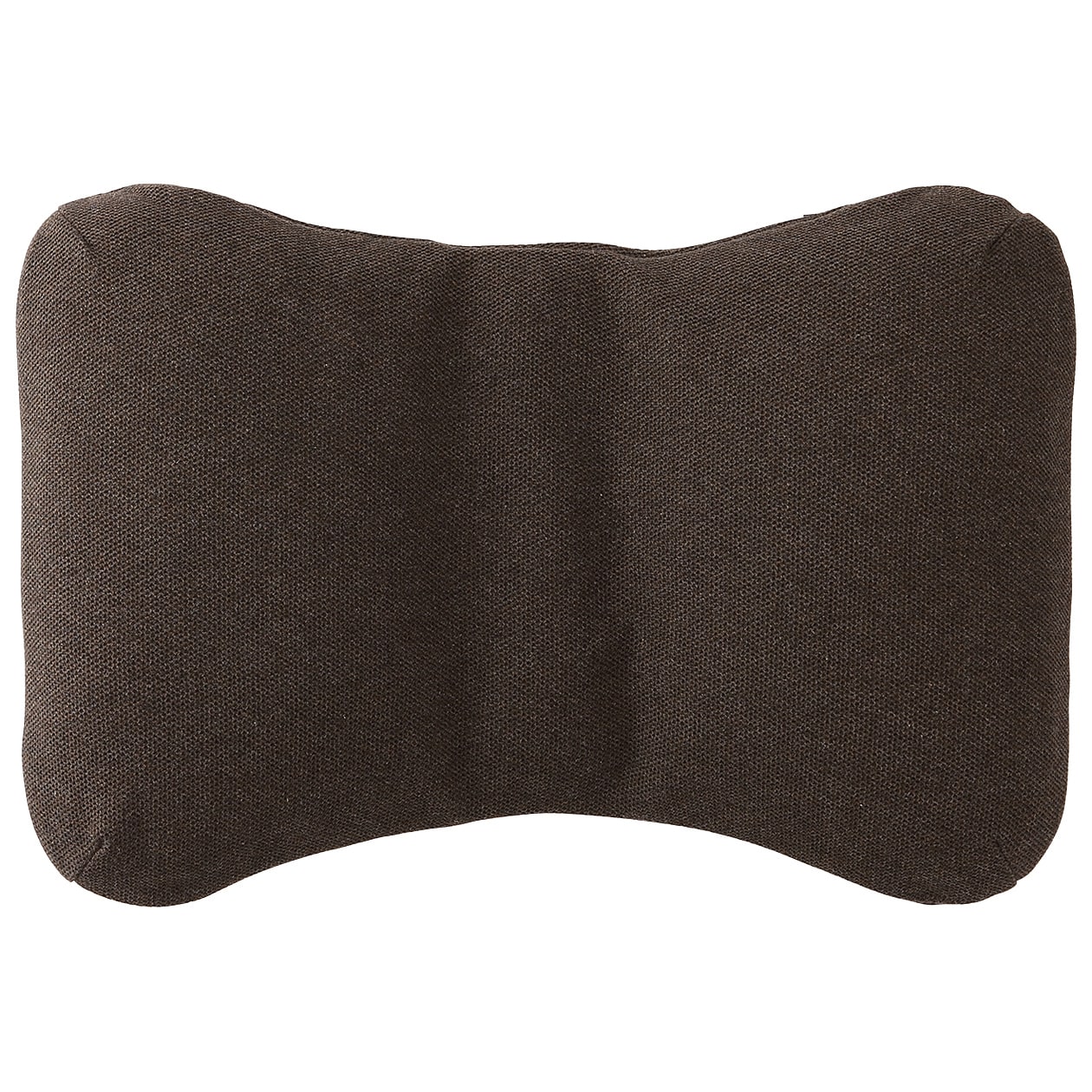 ウレタンフォーム背あてクッション／杢ブラウン