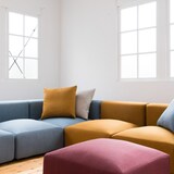 ユニットソファ本体・オットマン・大・幅７７ｃｍ（モールドクッション仕様）