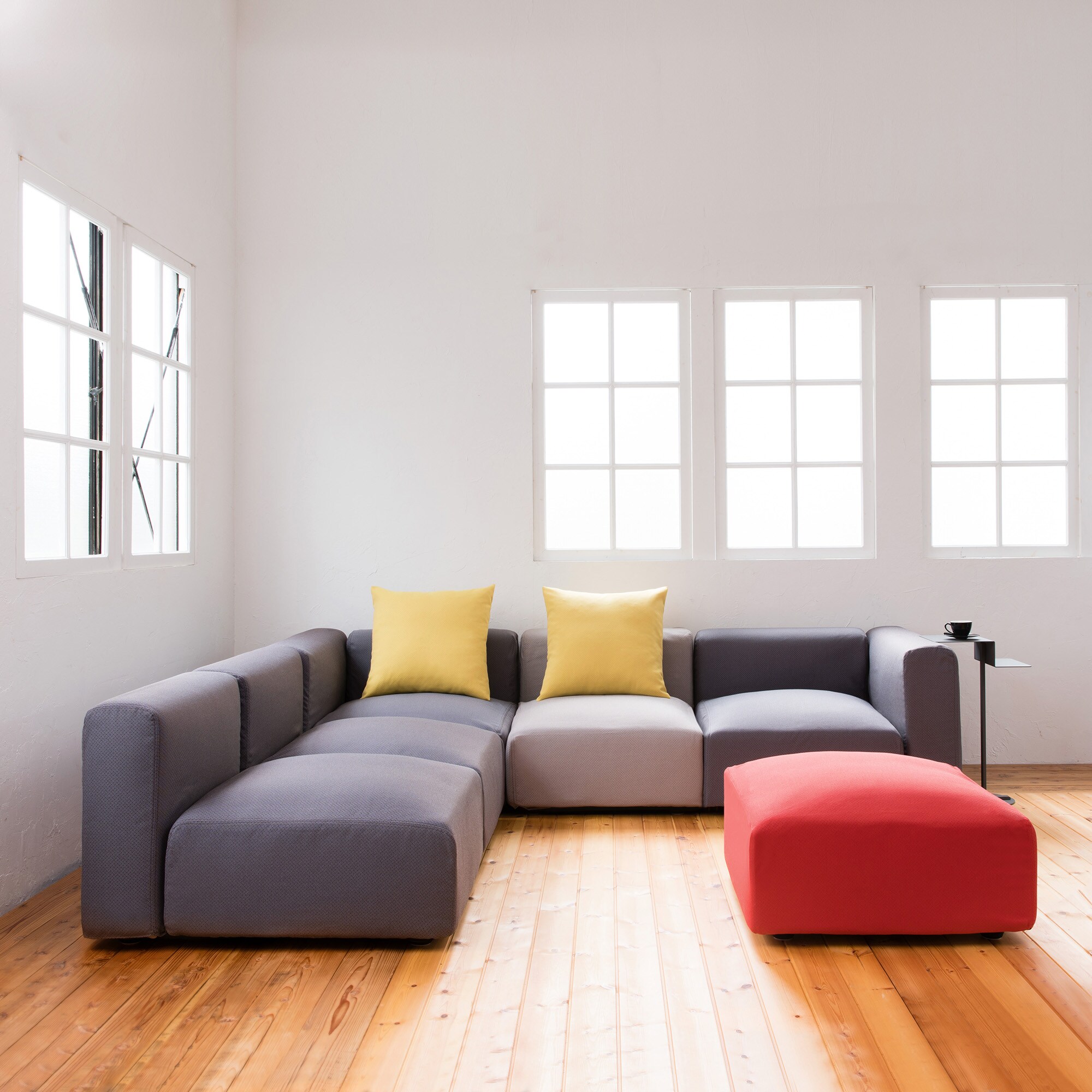 ユニットソファ本体・オットマン・大・幅７７ｃｍ（モールドクッション仕様）