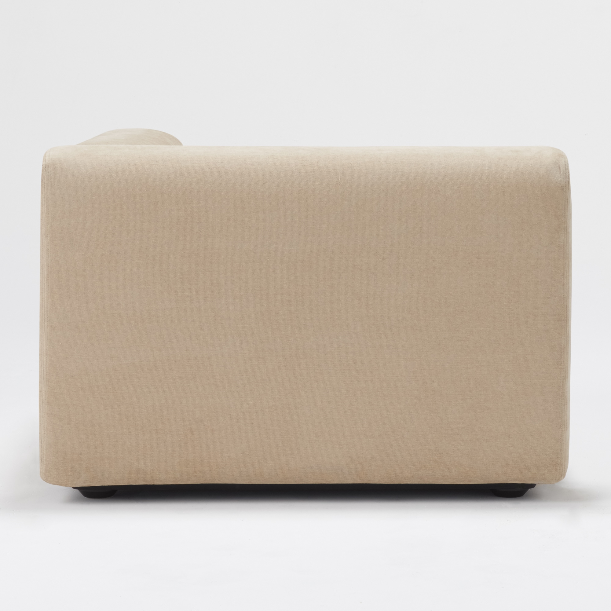 綿シェニールユニットソファアーム付・大・幅９８ｃｍ用カバー／ライトグレー