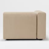 綿シェニールユニットソファアーム付・大・幅９８ｃｍ用カバー／ライトグレー