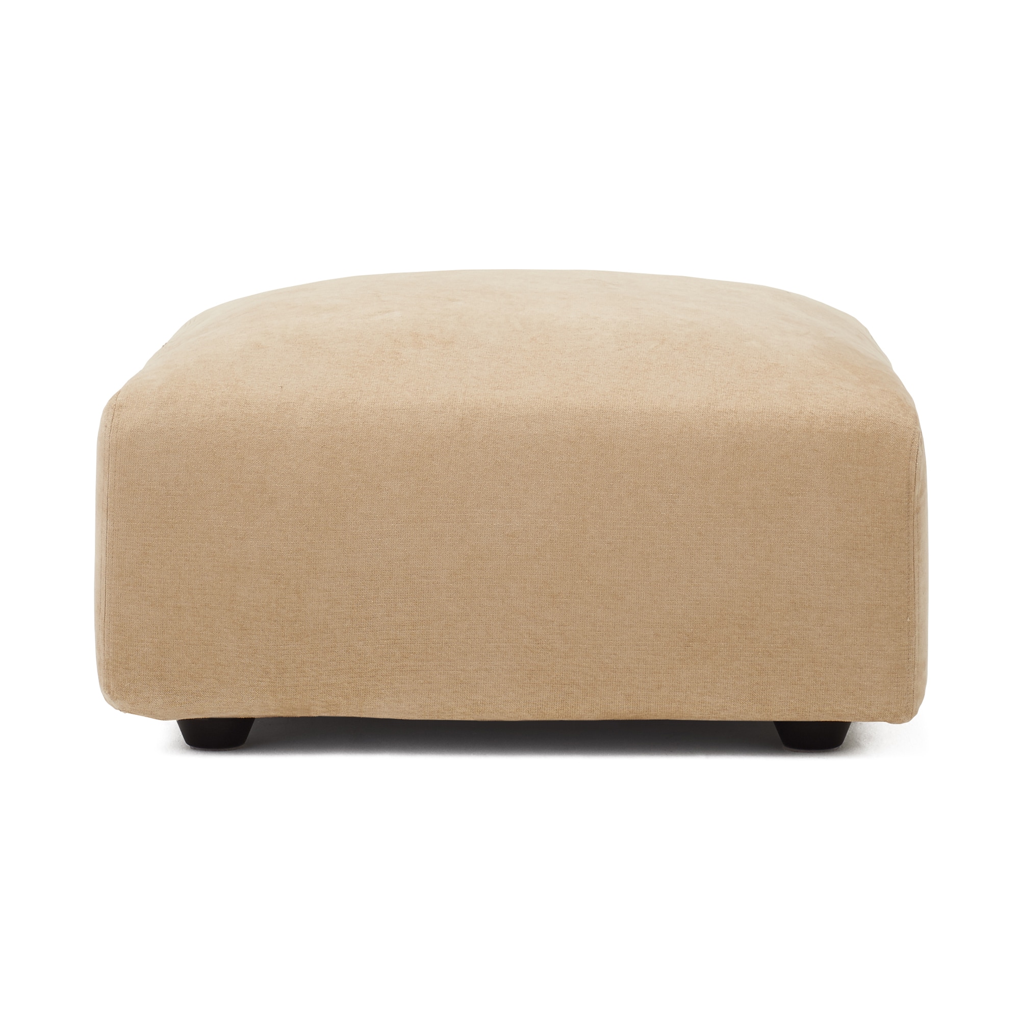 綿シェニールユニットソファオットマン・大・幅７７ｃｍ用カバー／ライトグレー