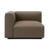 麻綿平織ユニットソファアーム付・大・幅９８ｃｍ用カバー／ＢＲ