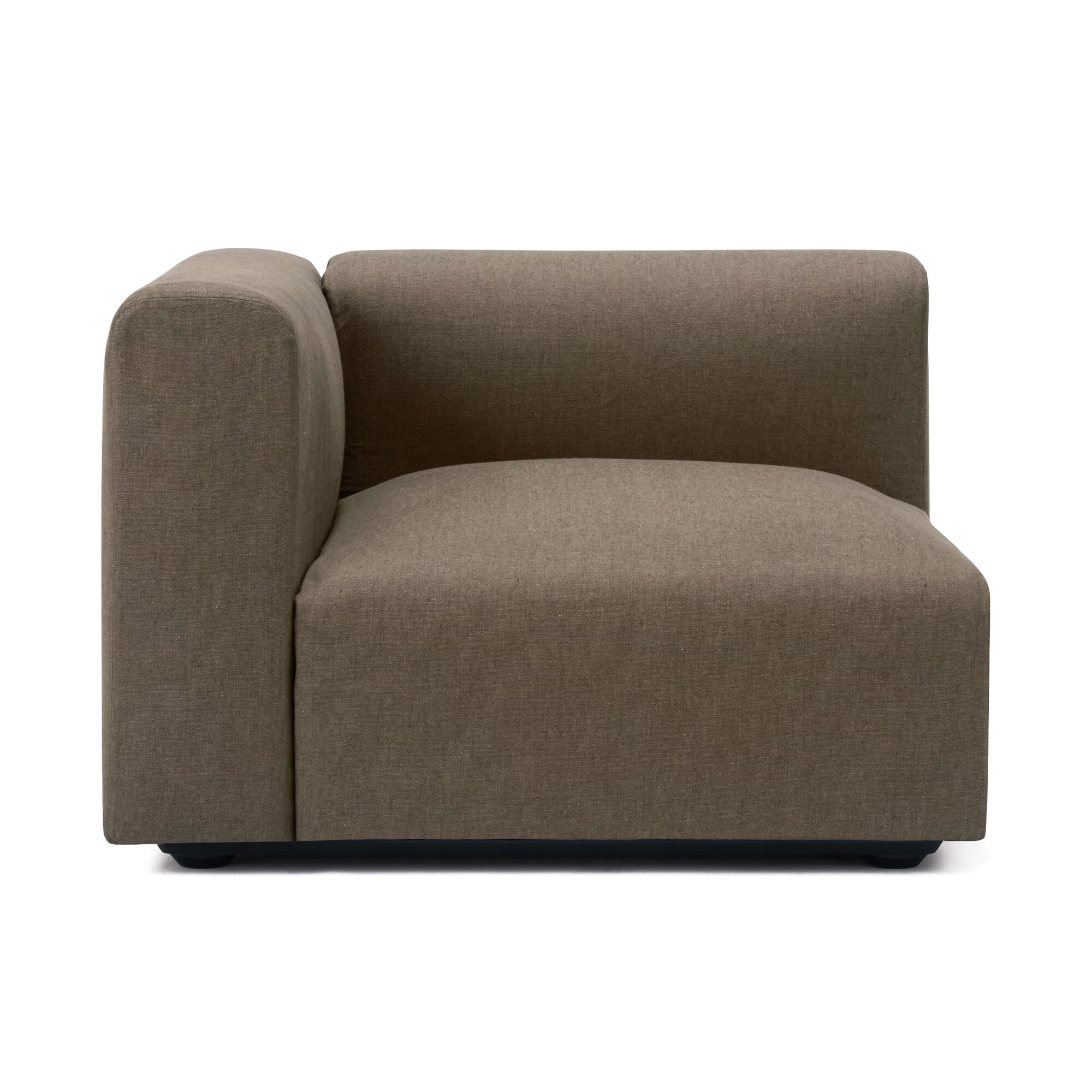 麻綿平織ユニットソファアーム付・大・幅９８ｃｍ用カバー／ＢＲ