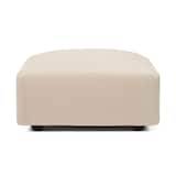 麻綿平織ユニットソファオットマン・大・幅７７ｃｍ用カバー／生成